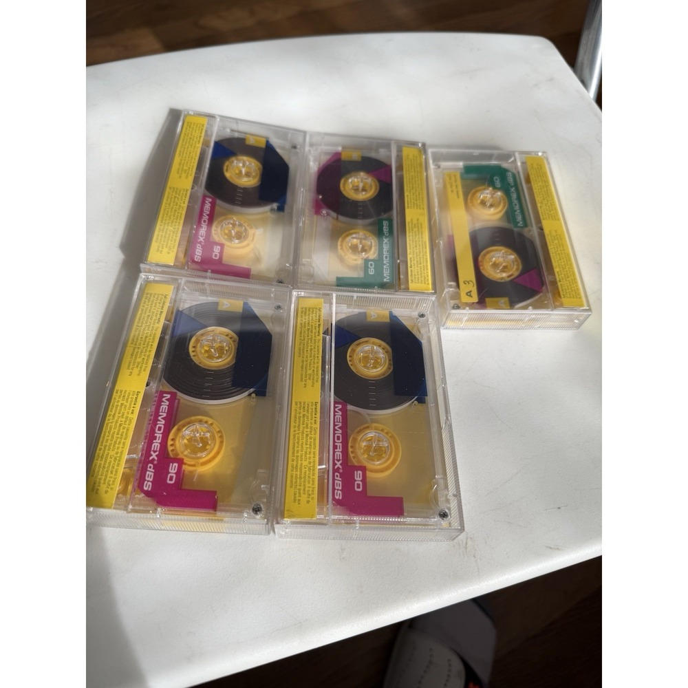 Memorex dBS 90/ 60 Cassettes  Lot Of 5